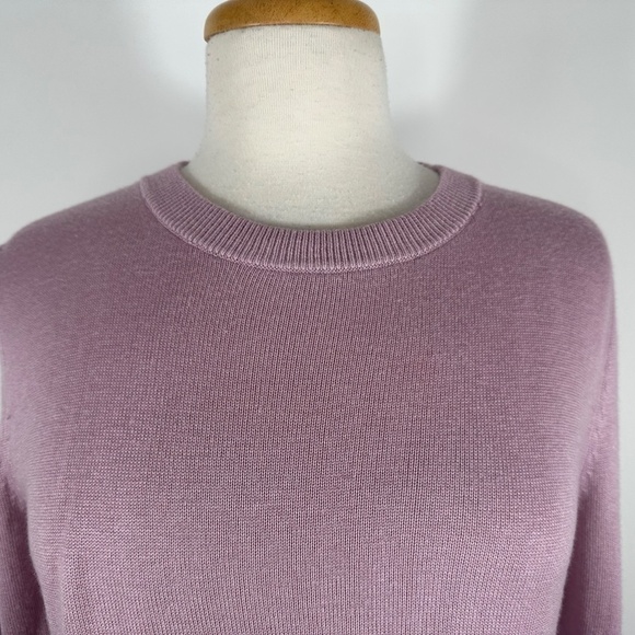 Lululemon Still At Ease Cashmere Blend Pullover Sweater Lilac Antoinette Size M? - Picture 7 of 12